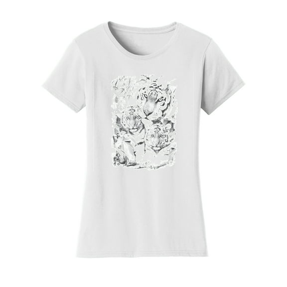 Gravity Trading Womens Tigers Solar Magic Changing Short-Sleeve T-Shirt - White - Medium