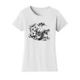thumbnail image 1 of Gravity Trading Womens Turtle Wave Solar T-Shirt Color Changing Summer Beach Sun Tee, White XL, 1 of 3