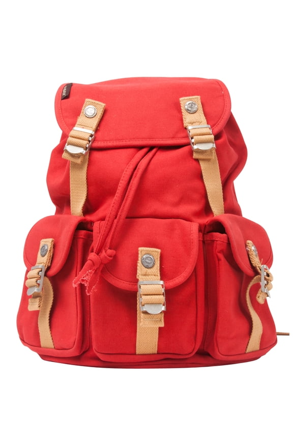 18 inch Traveler Rucksack Backpack - Red