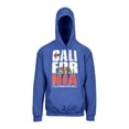 thumbnail image 1 of Gravity Trends California Republic Classic Bear Hoodie Sweater, Royal L, 1 of 1