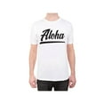 thumbnail image 1 of Gravity Trends Coast Life Aloha Men's Short Sleeve T-Shirt, White XL, 1 of 1