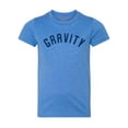 thumbnail image 1 of Gravity Water-Based Kids Jersey T-Shirt - Col. Blue/Navy Ink - Medium, 1 of 1