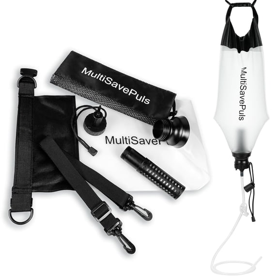 Gravity Water Filter Straw 3L, Camping Filtration System with Purifier, Purifier Survival for Travel,Camping,Hiking and Emergency Kit (Gravity /1)