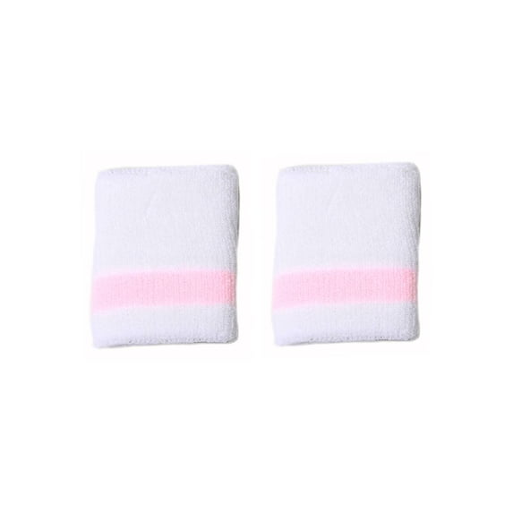 Gravity Wristband Sweatband - White Pink