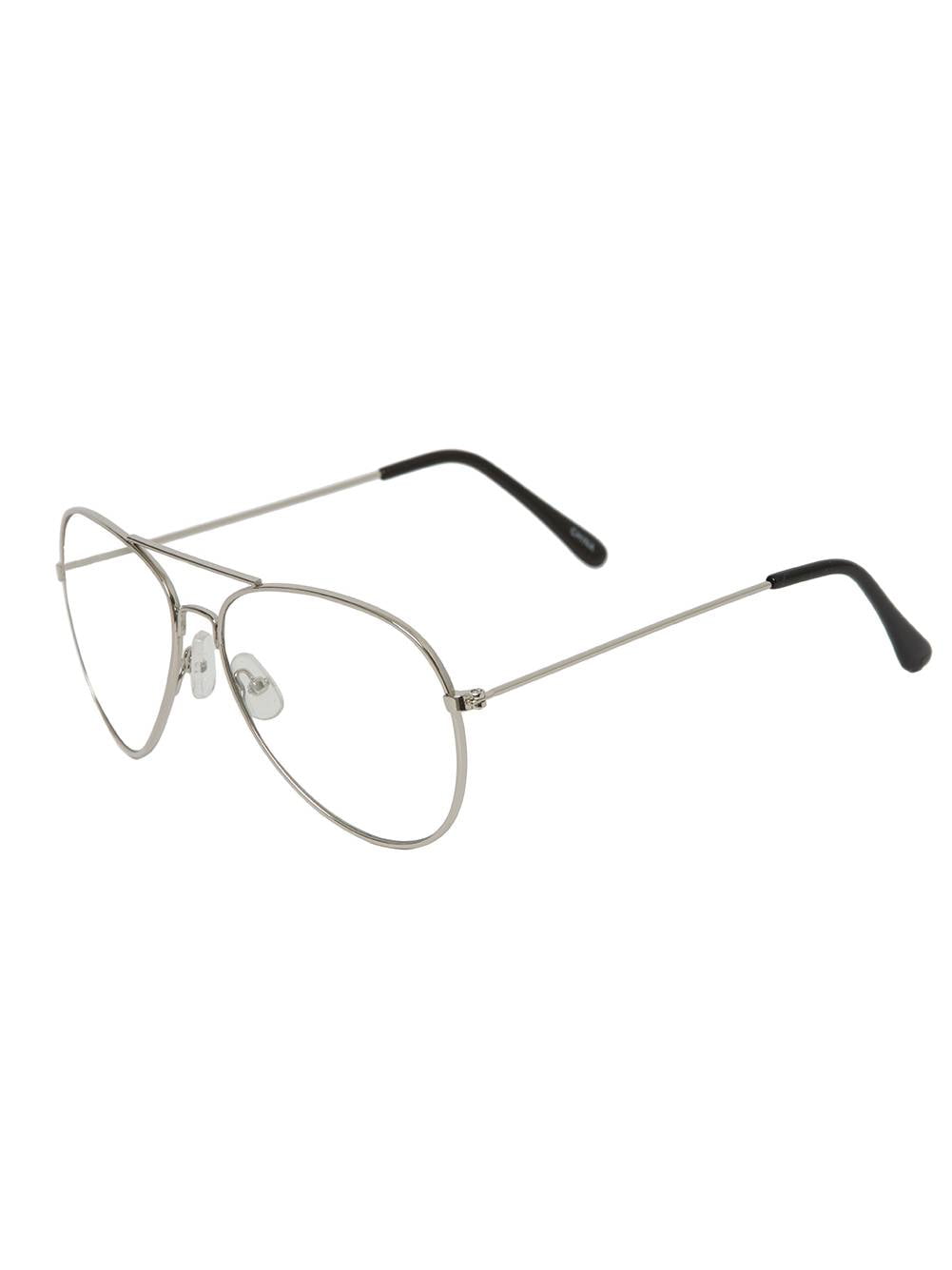 Gravity s Non Prescription Premium Aviator Clear Lens Glasses