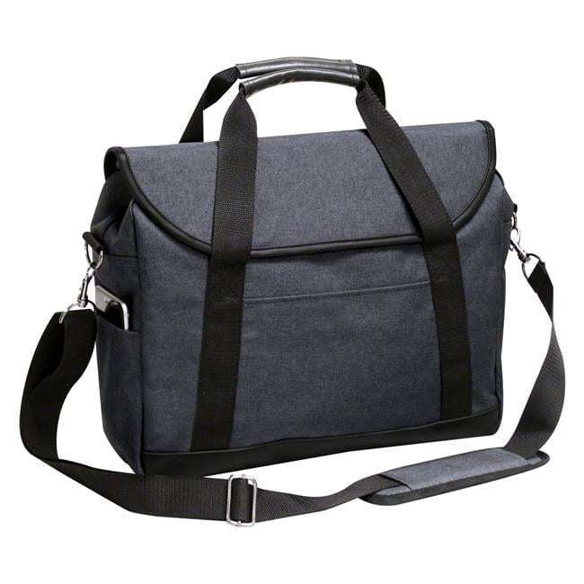 Gravler Flapover Briefcase, Charcoal