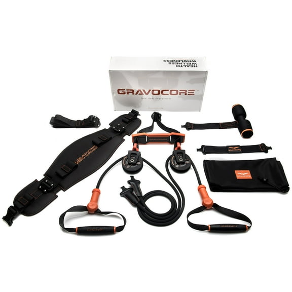 Gravocore Portable Resistance Training Machine Full Body Muscle Building & Fat Burning Home Gym with Low-Impact Workouts & Digital Routines
