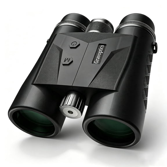 Gravoptics 10x42 Rangefinder Binoculars for Hunting 1968 Yard Long Range Rangefinding Fast 0.15s ±0.5m Accuracy