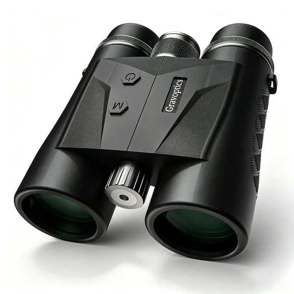 Gravoptics 10x42 Rangefinder Binoculars for Hunting 1968 Yard Long Range Rangefinding Fast 0.15s ±0.5m Accuracy