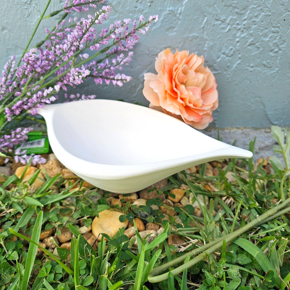Gravy Boat Bowl 11" IN STOCK Ceramic Bisque Ready To Paint Pottery