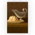 thumbnail image 1 of Gravy Boat - Thanksgiving Oil Painting - Lantern Press Artwork (36x54 Giclee Gallery Print, Wall Decor Travel Poster), 1 of 1