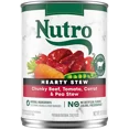 thumbnail image 1 of Gravy Chunky Beef, Tomato, Carrot & Pea hearty Stew Adult Canned Wet Dog Food 12.5 oz., Case of 12, 1 of 2