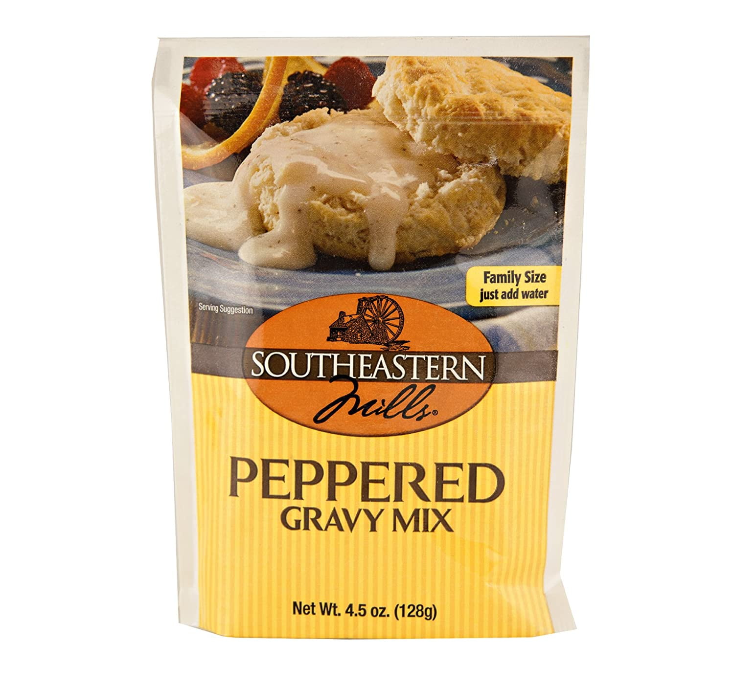 Gravy Mix Packet, Peppered Gravy Mix, Makes 3 ½ Cups of Gravy, Just Add Water, Ready in 10