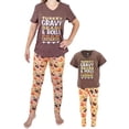 thumbnail image 1 of Gravy Mommy And Me Matching Mom Daughter Thanksgiving Outfit Set (3Y, Brown), 1 of 3