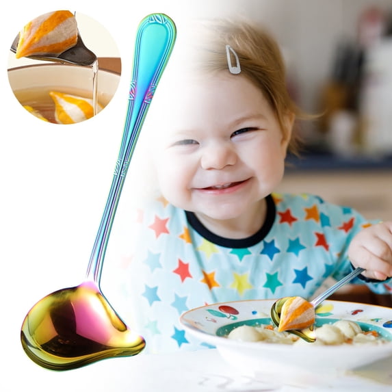 Gravy Spoon Basdi Small Stainless Steel Drizzle Gravy Spoon - Precision Saucier Ladle for Sauce, Syrup & Condiments, Dishwasher-Safe for Fine Dining & Home Chefs, Sauce Ladle, Camouflage