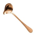 thumbnail image 1 of Gravy Spoon Mini Gravy Ladle Drizzle Spoon Stainless Steel Small Ladle for Sauce Serving (Rose Gold), 1 of 9