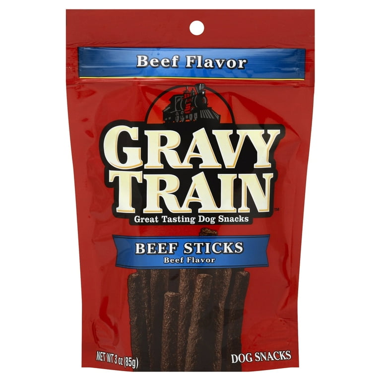 Gravy train on sale beef flavor sticks