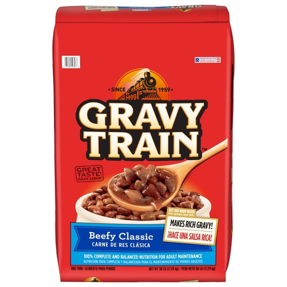 Gravy Train Beefy Classic Dry Dog Food, 38 lb. Bag