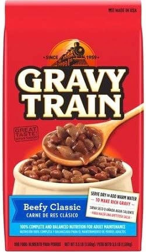 Gravy Train Beefy Classic Dry Dog Food, 3.5 lb