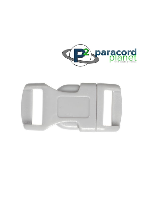 Gray 1/2" Buckle - 10 Pack - Paracord Planet Buckles
