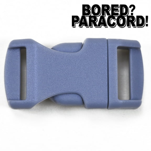 Gray 1/2 Inch Buckle - 20 pack - Great for Paracord