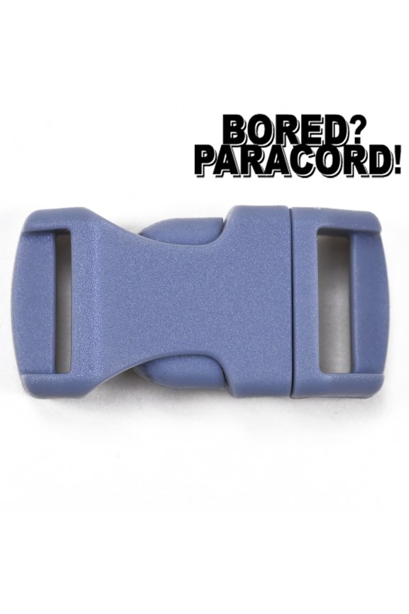 Gray 1/2 Inch Buckle - 20 pack - Great for Paracord