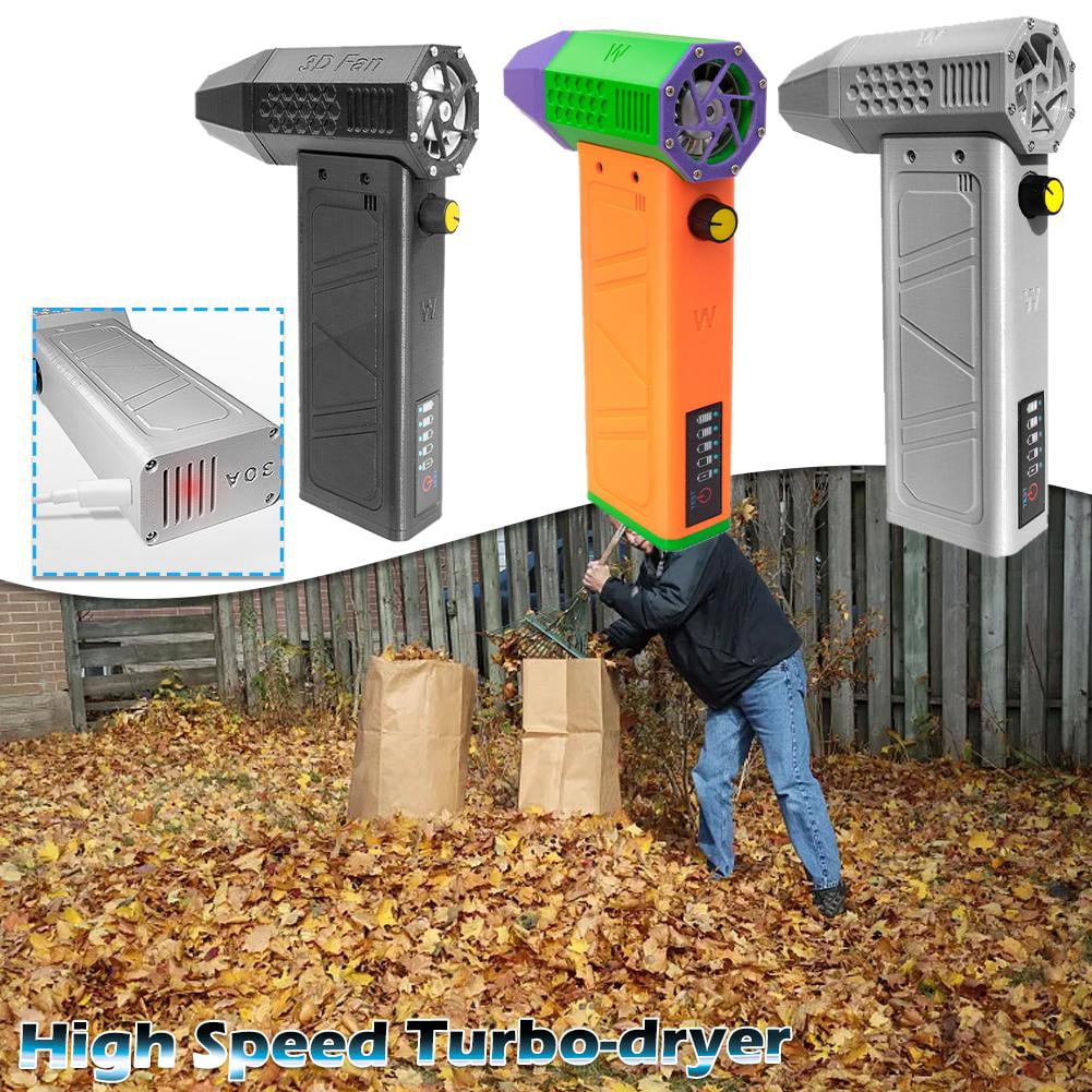 ZYNCUE X3 Violent Turbo Fan,130000RPM Ventilateur électrique Super Jet Fan Souffleur Violent Turbofan avec turbine en métal