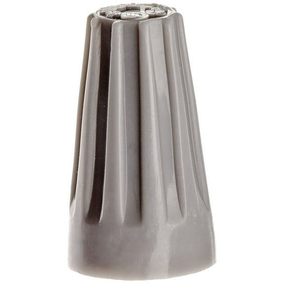 Gray 16/22 Gauge 300v Wire Nut-2pack