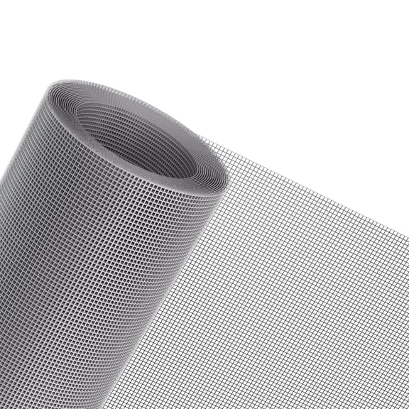 Gray 36 x 196 Inch Polyester Window & Door Screen Replacement Kit