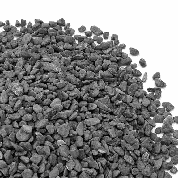 Gray 5 Pounds Decorative River Rocks 1/5 Inch Crushed Stone for Home and Garden Use
