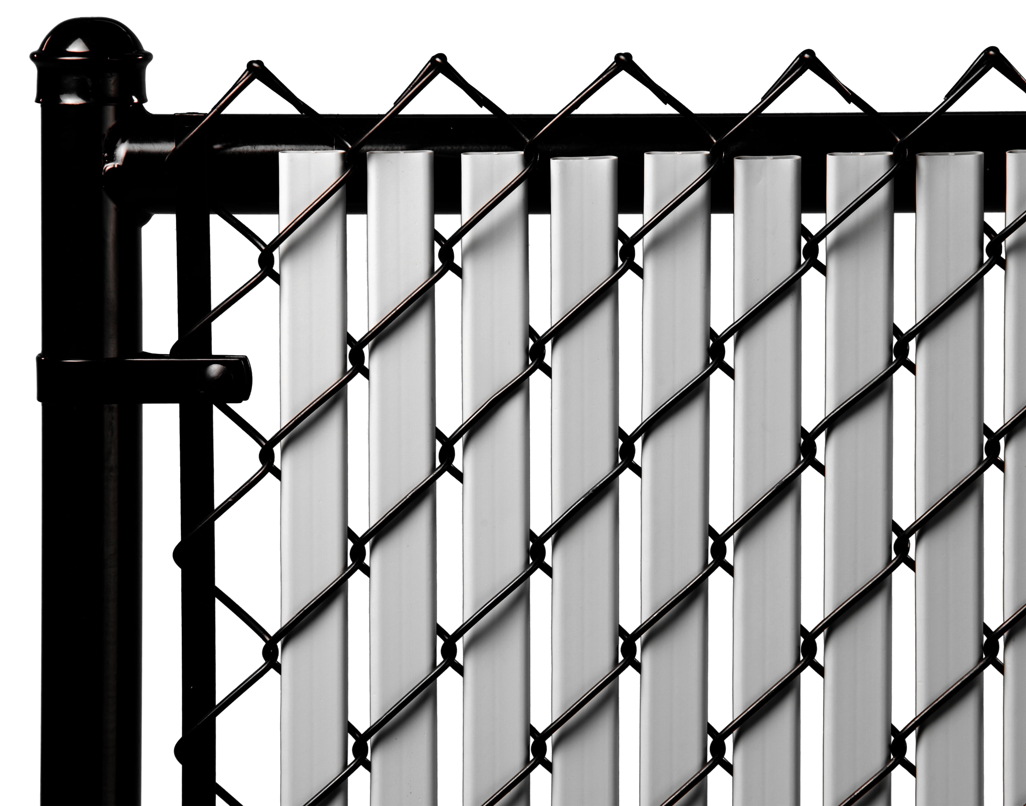 Gray 7ft Tube Slat for Chain Link Fence