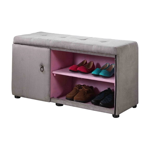 Gray, 97% Polyurethane - Double Hinge Stability - Bedroom - Ensure Safe Storage