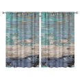 thumbnail image 1 of Gray Abstract Oil Painting Curtains-Blackout Curtains Bedroom Decor Living Room Darkening Grommet Window Drapes 2 Panels Set 52"x 84", 1 of 2