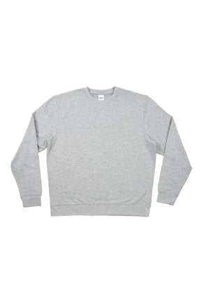 Gray Adult Crew Neck Sweatshirt - Small Cotton-Poly Fleece Pullover for Vinyl Transfers & Fabric Paint, Unisex Fit for Custom DIY Apparel, 12 Pack