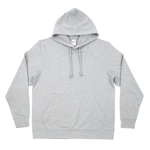 Gray Adult Pullover Hoodie by Make Market - Large Cotton-Poly Fleece Sweatshirt with Drawstring Hood - Unisex Fit for Vinyl Transfers & Fabric Paint - Custom DIY Apparel - 12 Pack