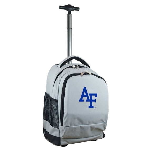 Gray Air Force Falcons 19'' Premium Wheeled Backpack