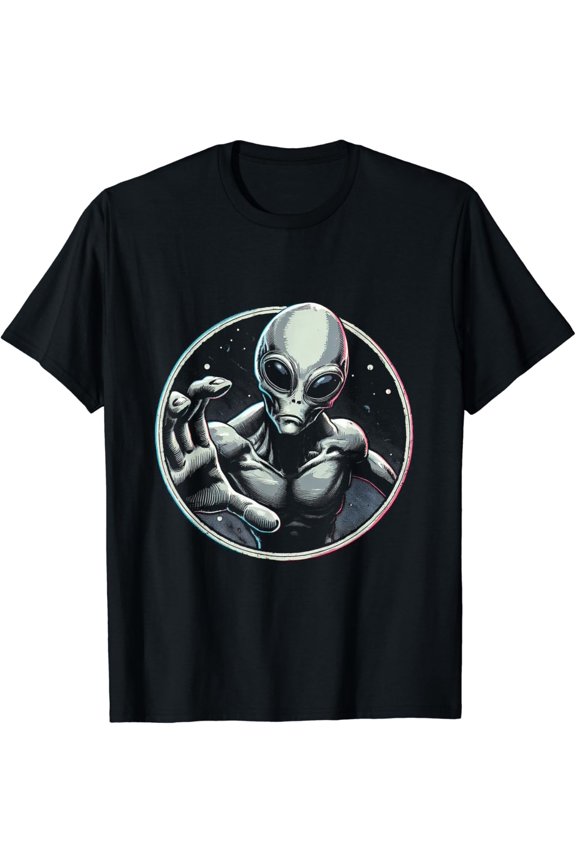 Gray Alien UFO T-Shirt