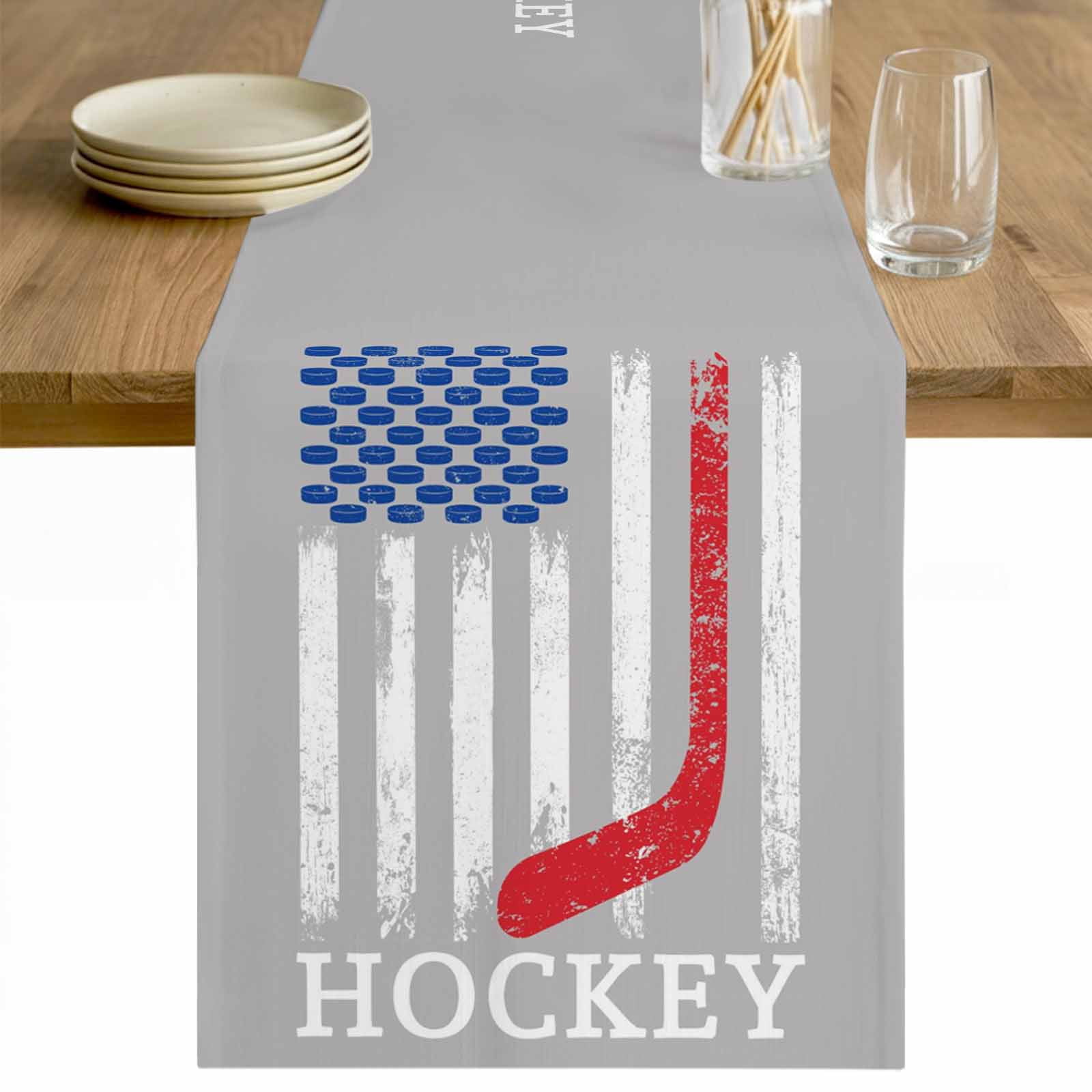 Gray American Flag Table Runner 36 Inches Long Farmhouse Dress Scarves ...