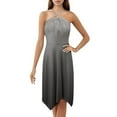 thumbnail image 1 of Gray And White Gradient Dress Elegant Party Dresses Evening Dresses Women Dress Long Dresses Sleeveless Dress Ladies Dresses, 1 of 4