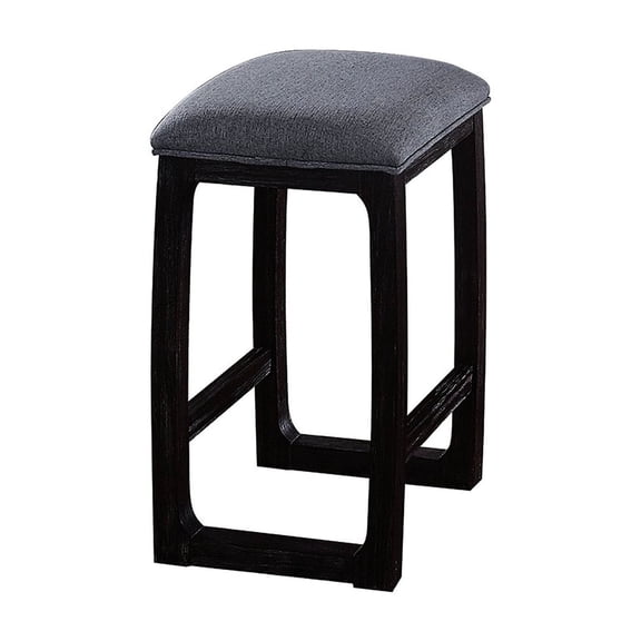 Gray, Armless Stool / Contemporary Look for Bar