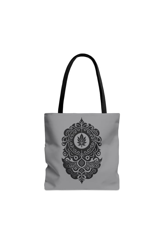 Gray Art Designer Canvas Tote Bags Sling Tote Bag with Shoulder Strap