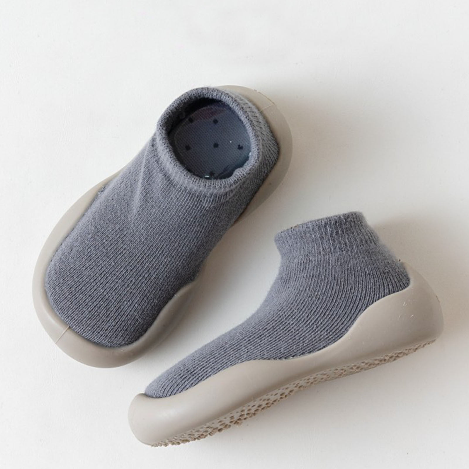 Gray Baby Sneakers Baby Socks And Shoes Children's Floor Socks Spring ...