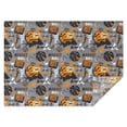 thumbnail image 1 of Gray Background Basketball Elements Pattern Rectangle Tablecloth 60"x84",Waterproof Polyester Rectangle Table Cloth, Wipeable Spillproof Polyester Tablecloth for Dining, Camping, Indoor and Outdoor, 1 of 5