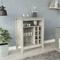 thumbnail image 1 of Gray Bar Storage Cabinet With One Drawer And Six Wine Modern Rack Open Shelving, 1 of 3