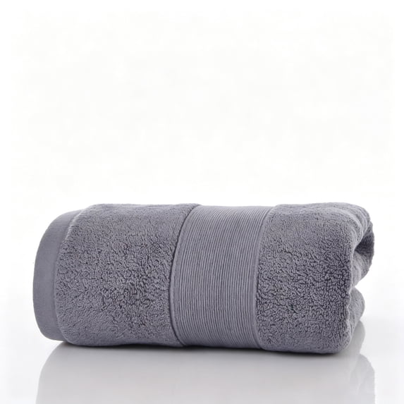 Gray Bath Towel, Thickened Absorbent Bath Sheet, 27.6x55.1 Inch Quick Dry Towel for Bathroom Pool Gym, Hotel Quality Home Spa Towel