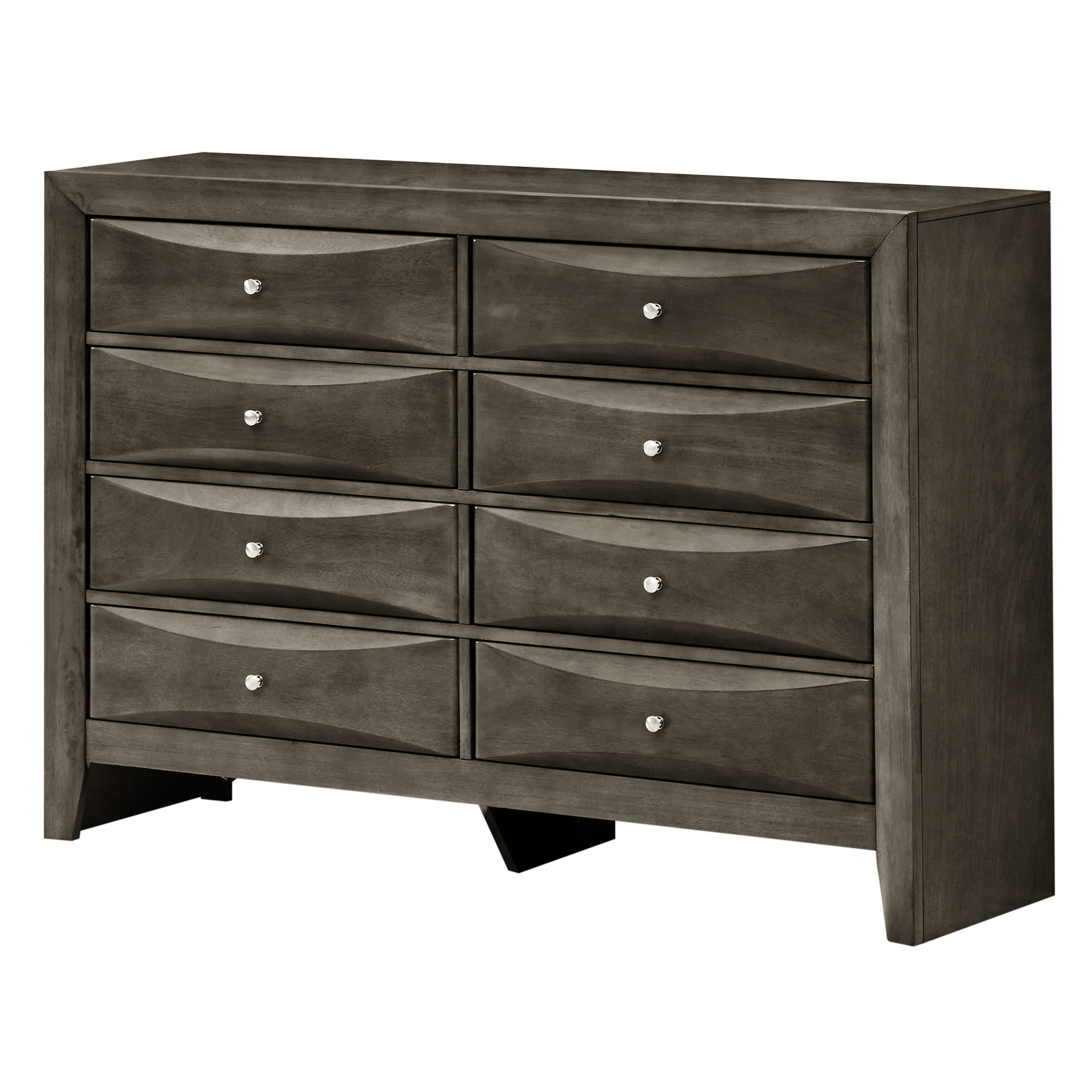 Gray Bedroom Dresser for Storage | Modern Bedroom Furniture Piece ...