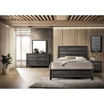 thumbnail image 1 of Gray Bedroom Of 4 Pieces With Rustic Wood Design Contemporary 4 In Craftsmanship, 1 of 6