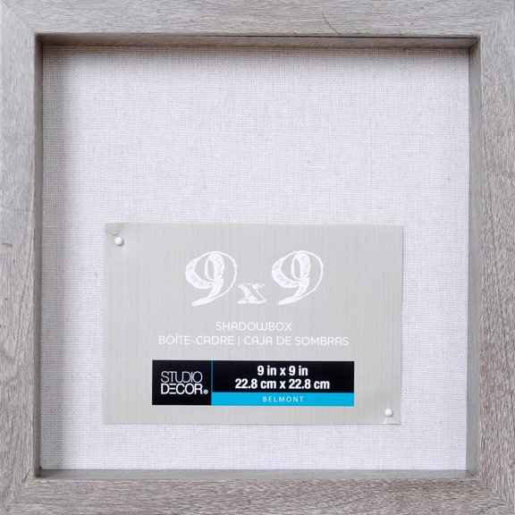 Studio Decor Gray Belmont Shadow Box