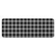 thumbnail image 1 of Gray Black Checkerboard Checkered Pattern Kitchen Rug Mat,Kitchen Runner Rugs Non Skid Washable,Decorative Kitchen Floor Mats for Kitchen,Sink,Laundry,17"x47.2", 1 of 7