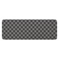 thumbnail image 1 of Gray and Black Checkerboard Pattern Kitchen Rug Mat,Kitchen Runner Rugs Non Skid Washable,Decorative Kitchen Floor Mats for Kitchen,Sink,Laundry,17"x47.2", 1 of 7
